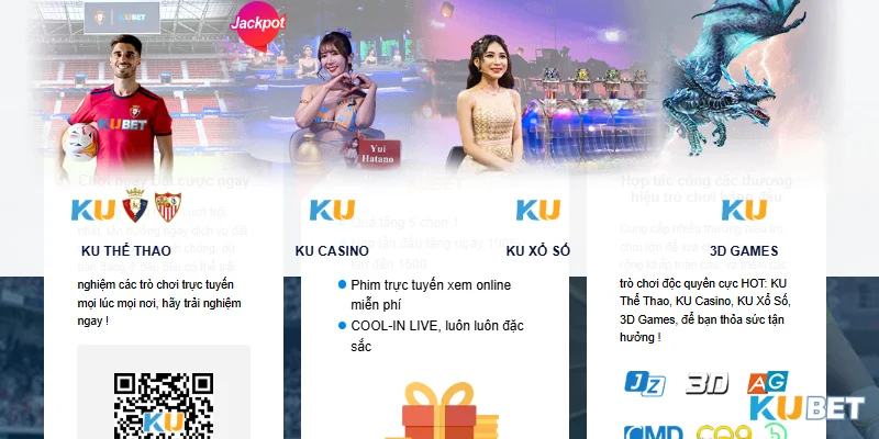 kho trò chơi đa dạng ở kubet